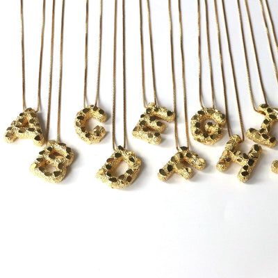 Jewelry Simple Style Classic Style letter Copper Pendant Necklace