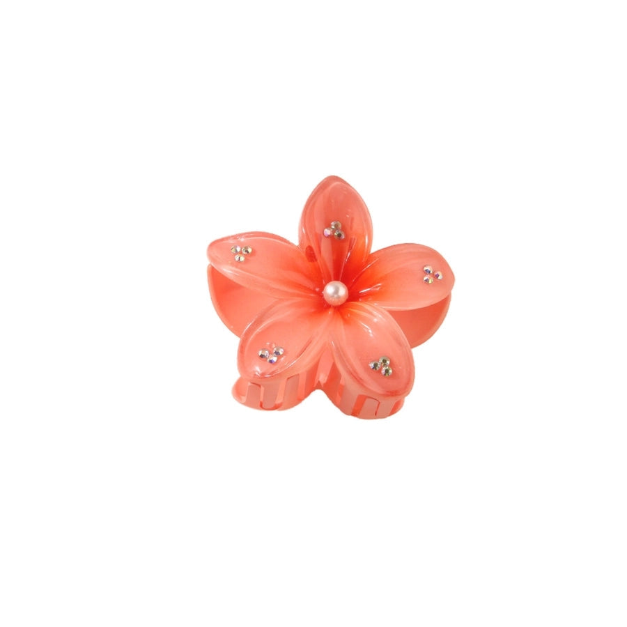 Women's Simple Style Classic Style Flower Plastic Resin Stoving Varnish Hair Claws