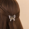 women's fashion butterfly alloy inlay rhinestones zircon hair claws