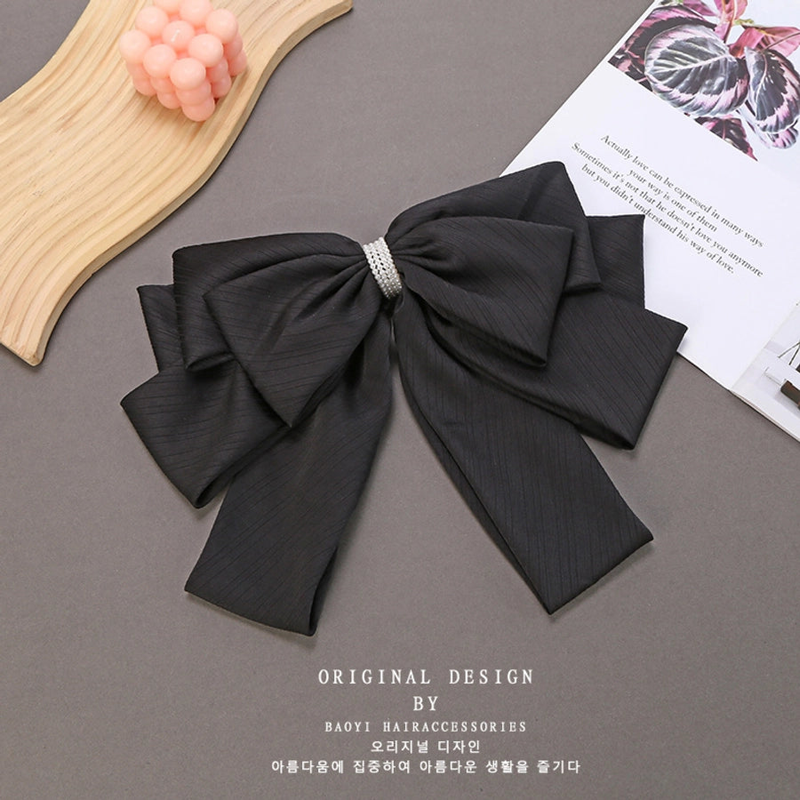 Women's Retro Bow Knot Cloth Hair Clip