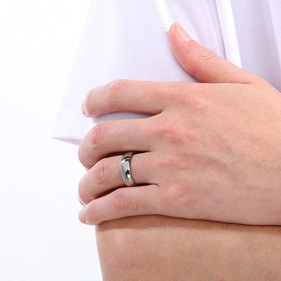 Jewelry Simple Style Geometric 304 Stainless Steel 18K Gold Plated Rings