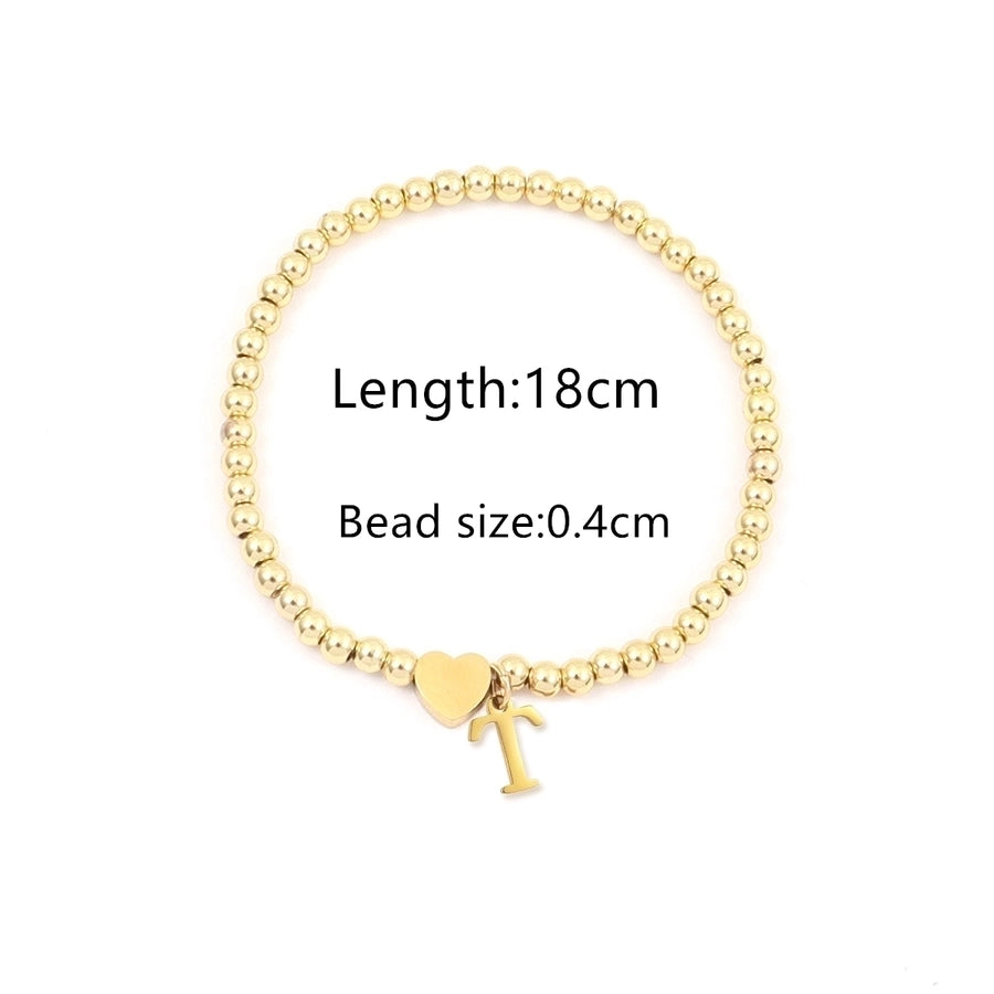 Simple Style Classic Style Letter 201 Stainless Steel 304 Stainless Steel Bracelets In Bulk