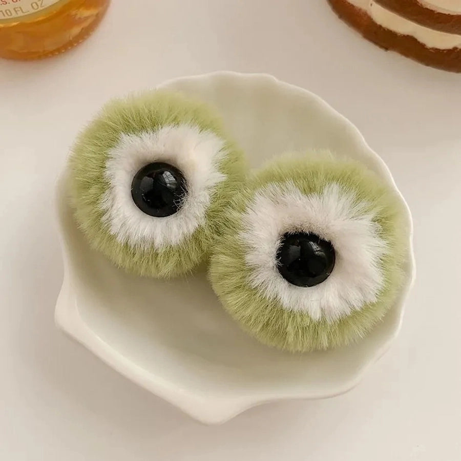 Salt Sweet Plush Ear Clip Three-dimensional Cartoon Clip Super Cute Girl's Heart Bangs Clip Pair Clip Japanese and Korean Hair Accessories