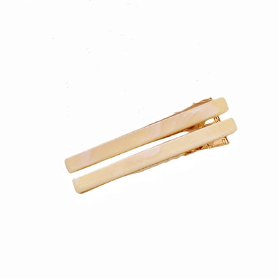 simple style solid color arylic stoving varnish hair clip