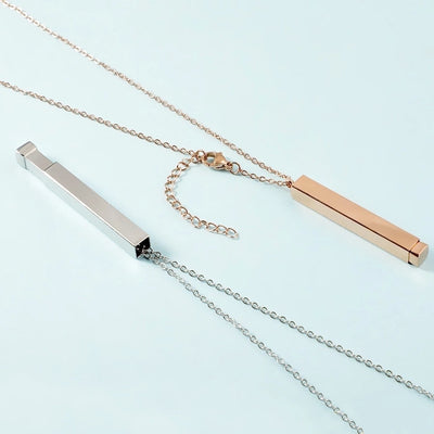 Jewelry Streetwear U Shape 304 Stainless Steel 18K Gold Plated Pendant Necklace