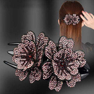Korean Elegant Elegant Three-tooth Clip Hair Clip Mom Duckbill Clip Hair Fashion Headwear Big Grab Clip Back Head Hair Accessories