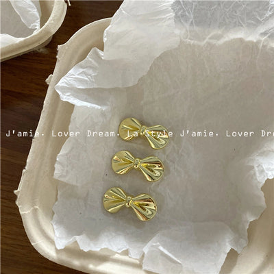 Women's Korean Style IG Style Bow Knot Metal Hair Clip