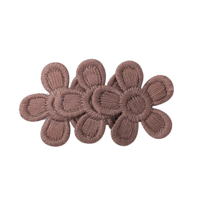 SUNFLOWER Embroidered Flower Children's Hair Accessories BB Clip Autumn and Winter Bang Clip Fabric Handmade Hair Clips 4204