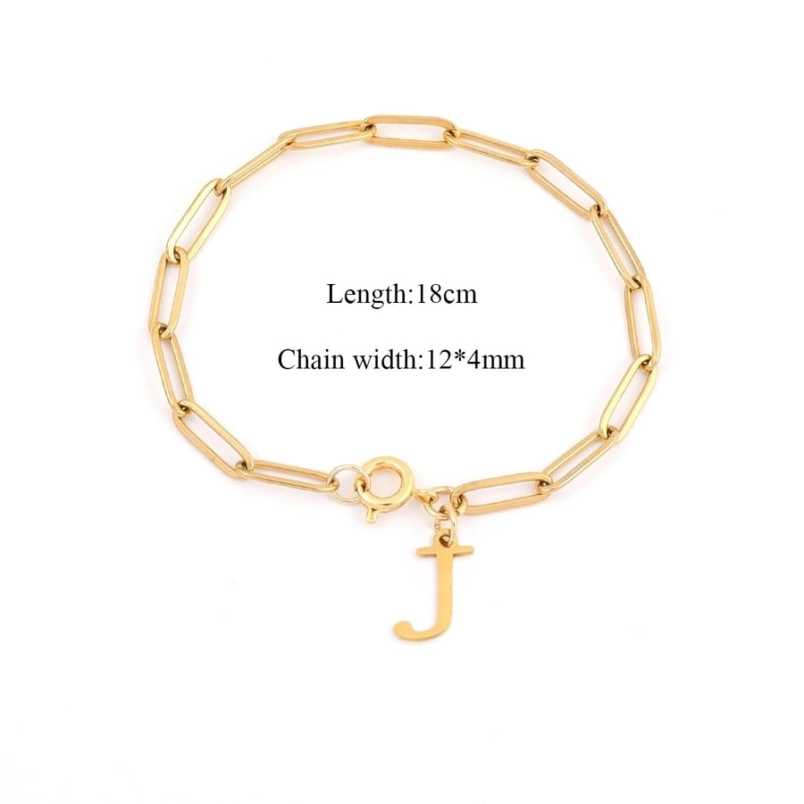 Basic Classic Style Letter 201 Stainless Steel 304 Stainless Steel Bracelets In Bulk