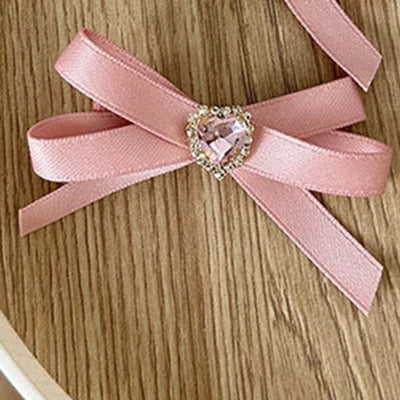 Women's Sweet Simple Style Bow Knot Cloth Hair Clip Hair Tie Brooches
