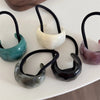 Women's Simple Style Geometric Plastic Resin Hair Tie
