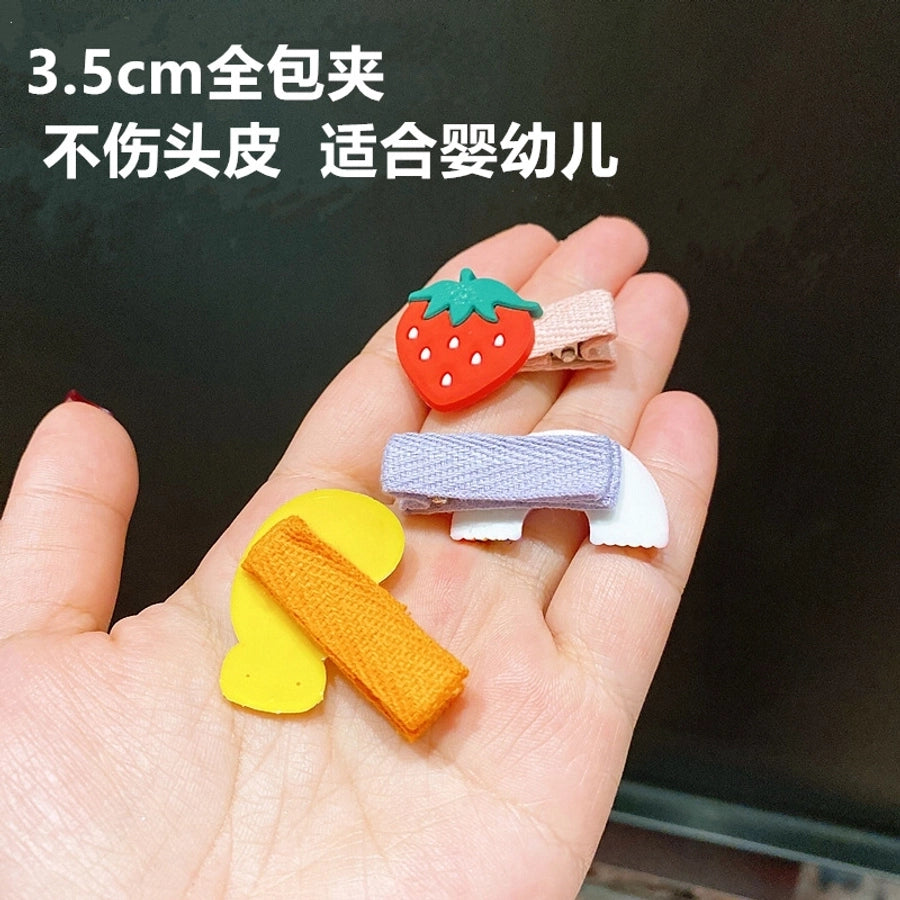 children's cute flowers bow hairpins