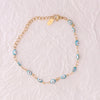 Vacation French Style Pastoral Moon Eye 304 Stainless Steel 18K Gold Plated Bracelets In Bulk