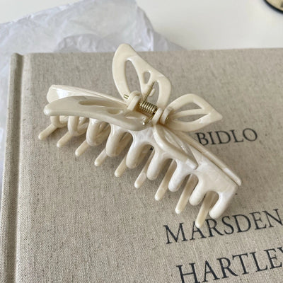 Women's Sweet Cool Style Butterfly Metal Plating Hair Claws