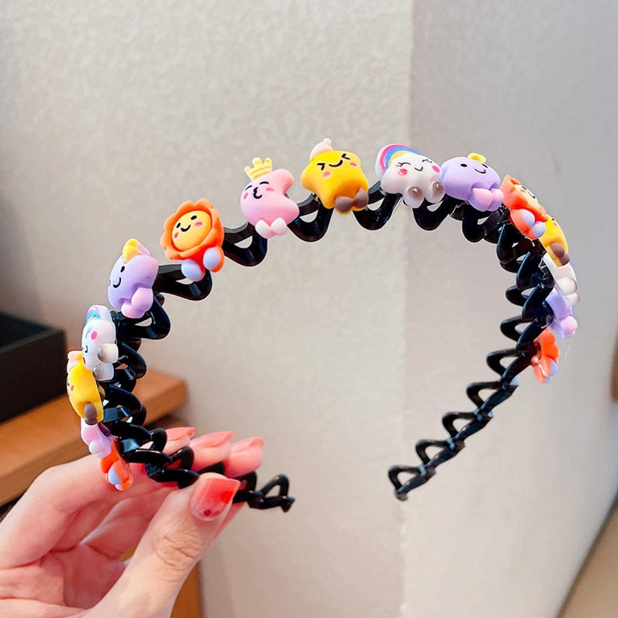kid's cute cartoon fruit cloth hair band