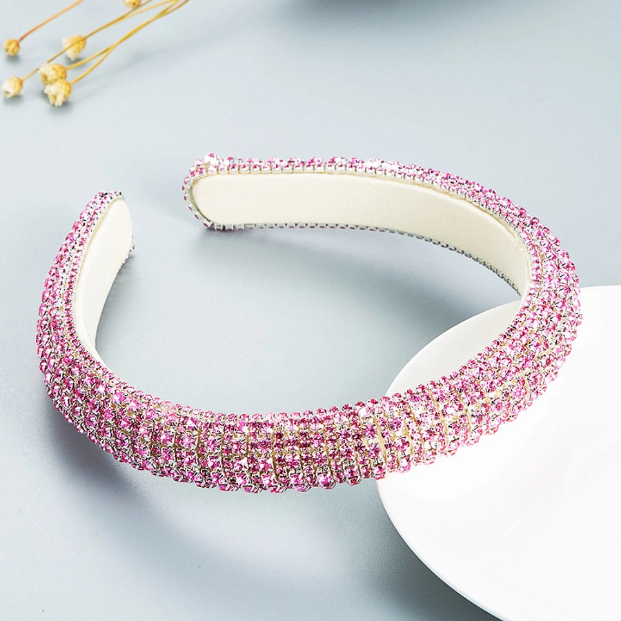 jewelry baroque full diamond fabric headband
