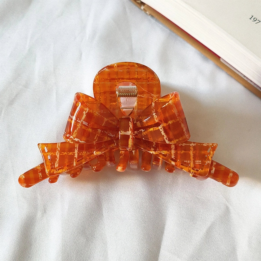 Women's Simple Style Streetwear Bow Knot Acetic acid sheets Handmade Hair Claws