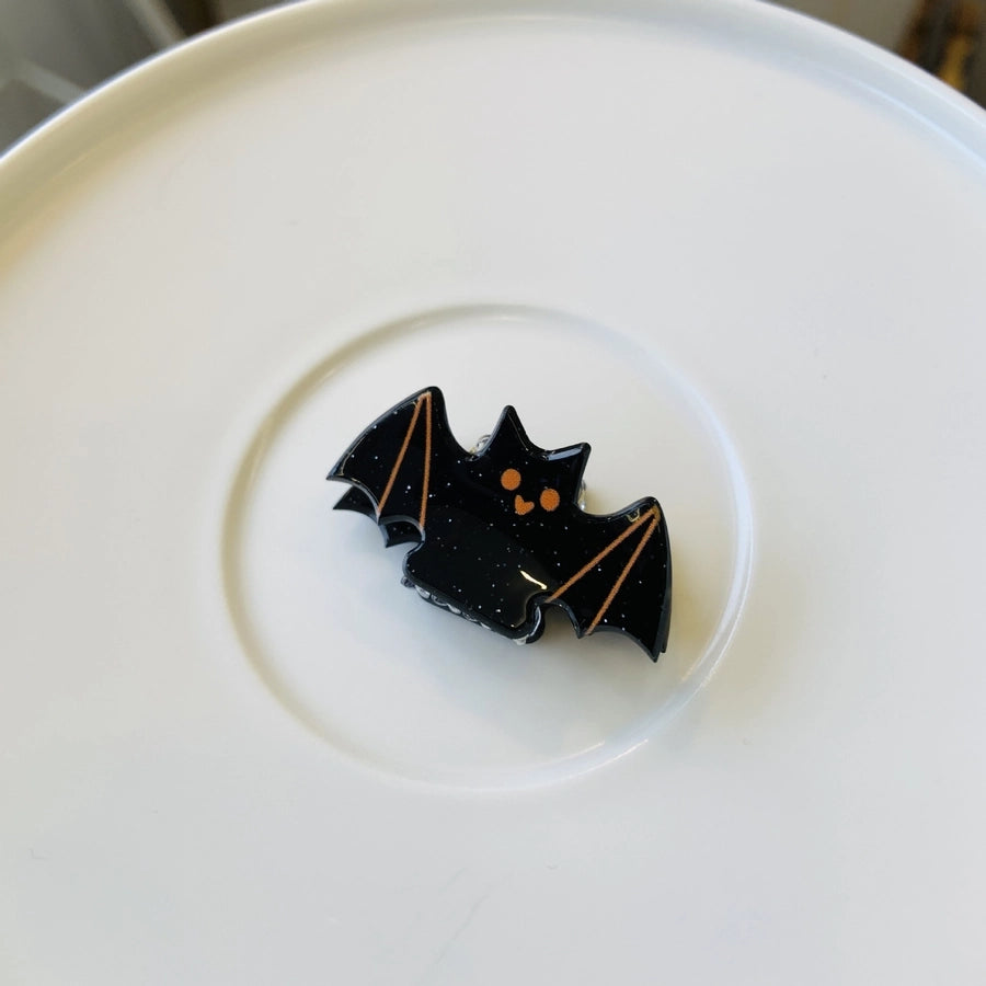 Halloween Cute Funny Women's Spider Web Bat Ghost Acetic acid sheets Hair Claws