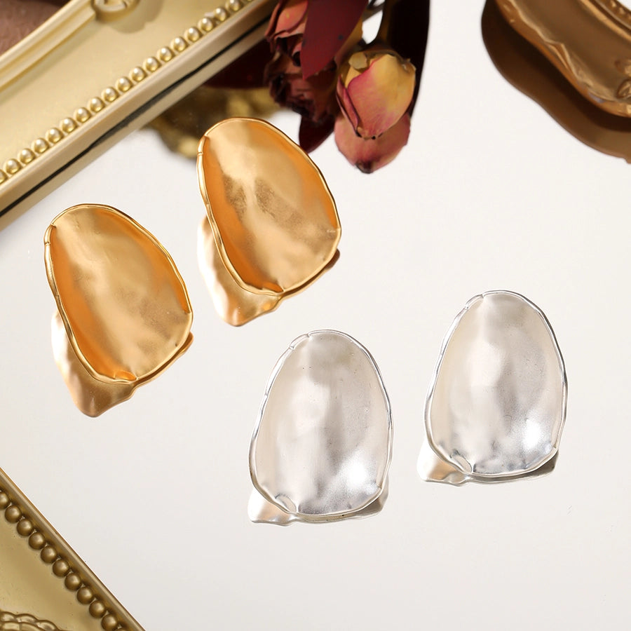 1 Pair Vacation Geometric Copper 18K Gold Plated Silver Plated Ear Studs