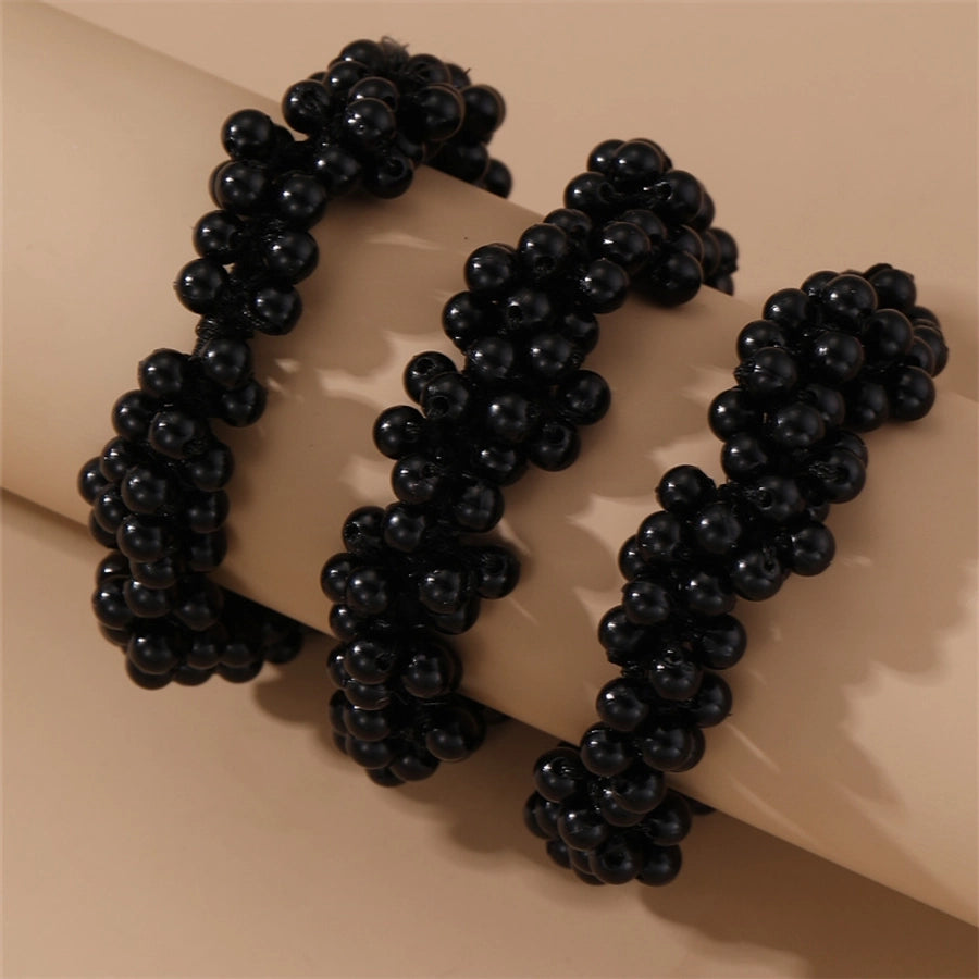 Women's Fairy Style Sweet Simple Style Round Imitation Pearl Beaded Artificial Pearls Hair Tie