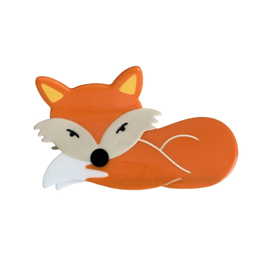 Women's Cute Fox Snails Duck Acetic acid sheets Hair Claws