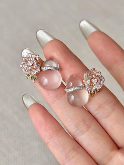 925 Sterling Silver Plating Flowers Plant Flowers