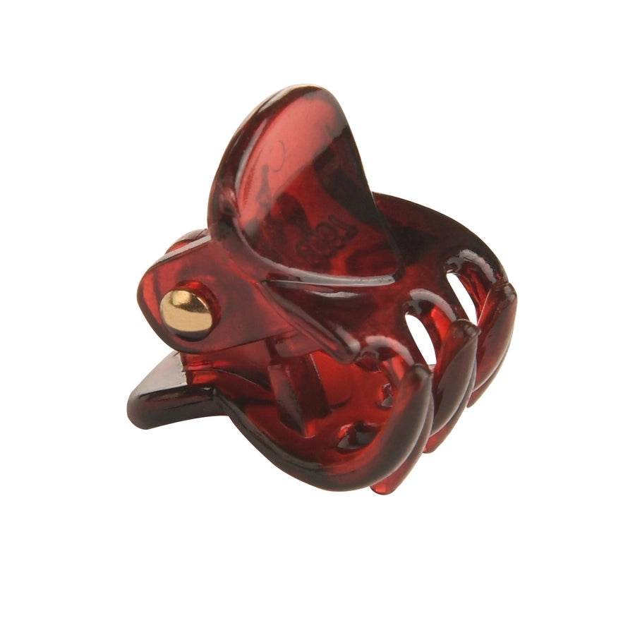 simple style color block plastic hair claws