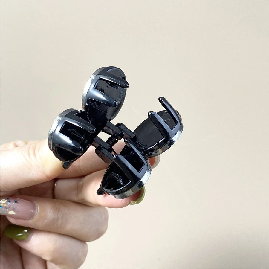 Women's Elegant Sweet Cherry Plastic Inlay Rhinestones Hair Claws