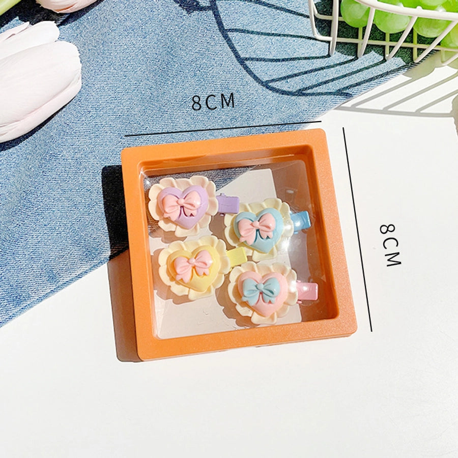 simple style flower arylic hair clip