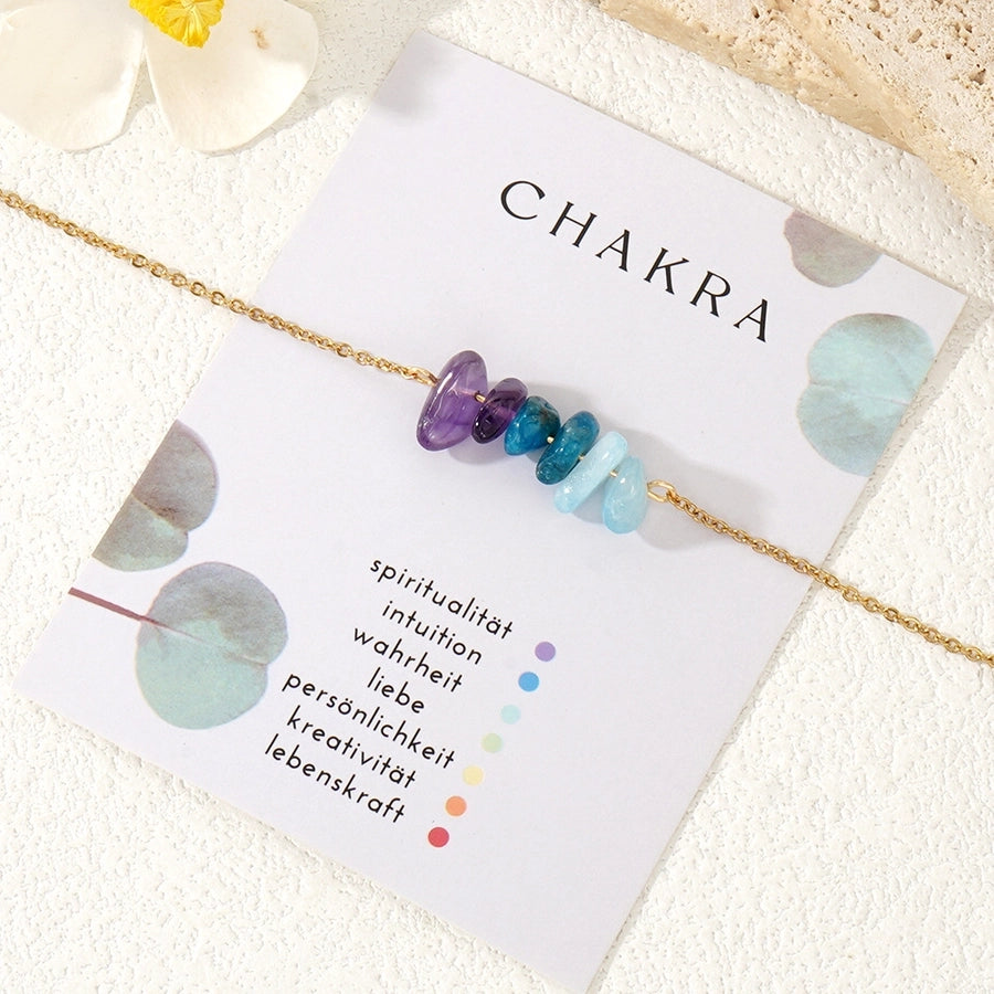 Semi-precious stone Copper Handmade Geometric Bracelets