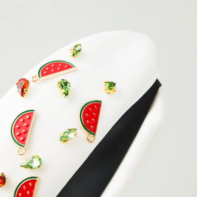 Women's Casual Vacation Classic Style Strawberry Watermelon Banana Alloy Glass Inlay Rhinestones Glass Hair Band