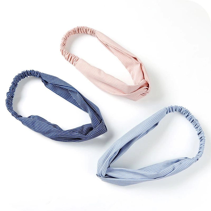 retro small dot wide-brimmed cross hair band nhof157730