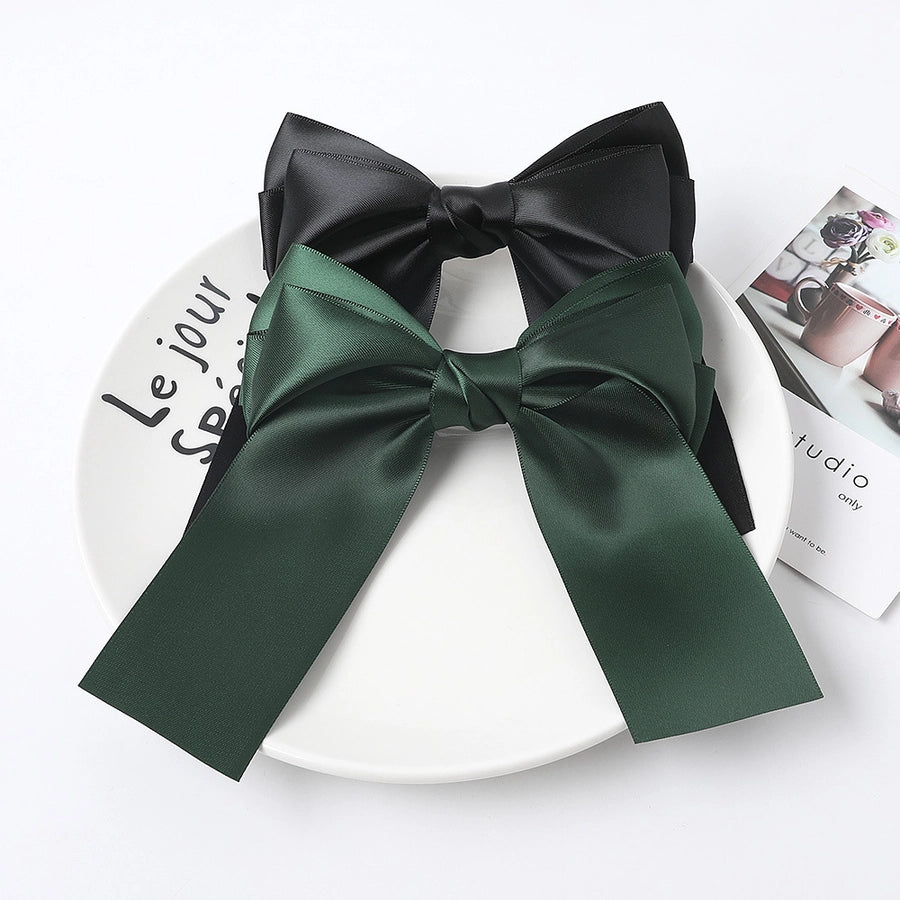 women's cute bow knot alloy cloth bowknot hair clip