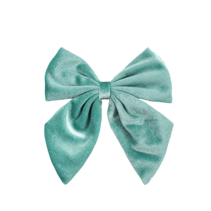 Women's Retro Bow Knot Flannel Hair Clip