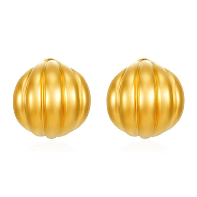 1 Pair Simple Style Geometric 304 Stainless Steel 18K Gold Plated Ear Studs