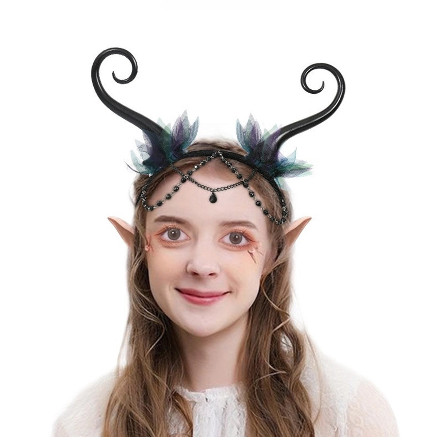 Flower Fairy Elf Tentacles Hair Hoop Mori Fantasy COSPLAY Hair Accessories Hair Hoop