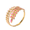 Jewelry IG Style Star Leaves Heart Shape 304 Stainless Steel Open Rings