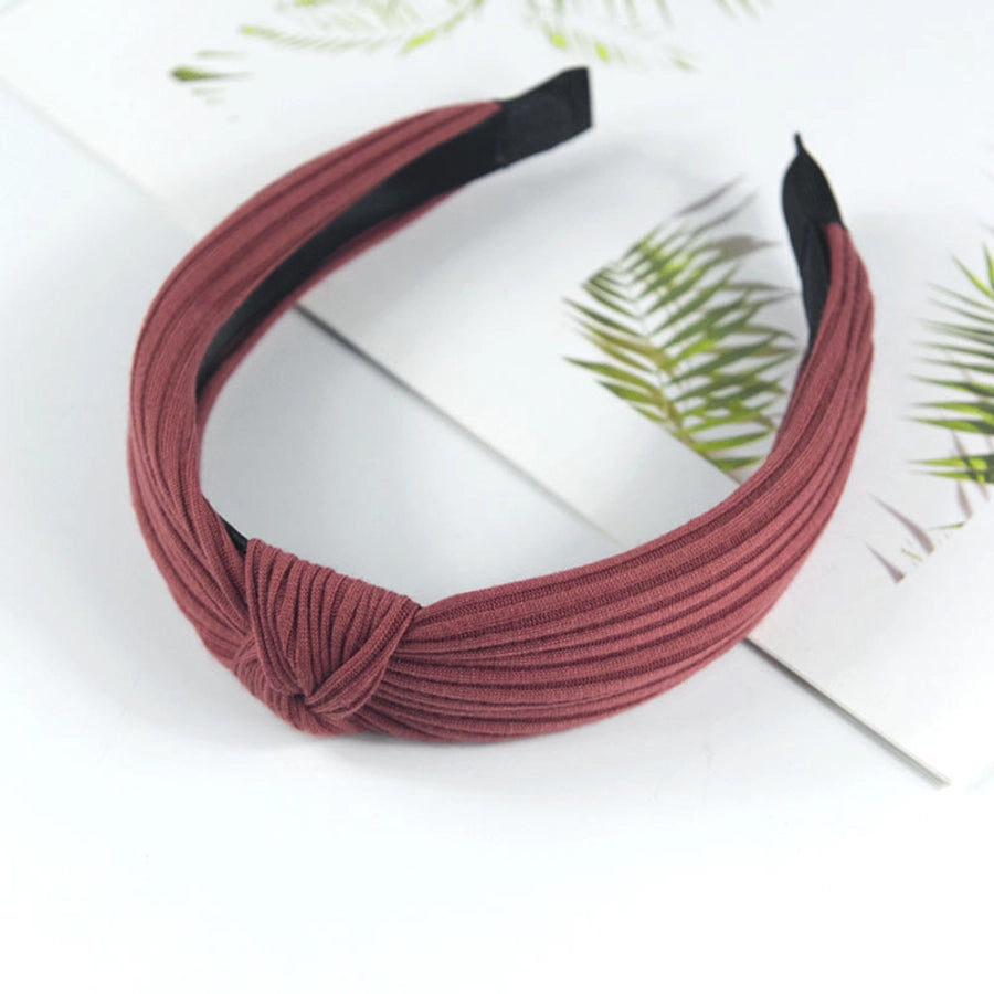 fashion solid color cloth handmade hair band 1 piece