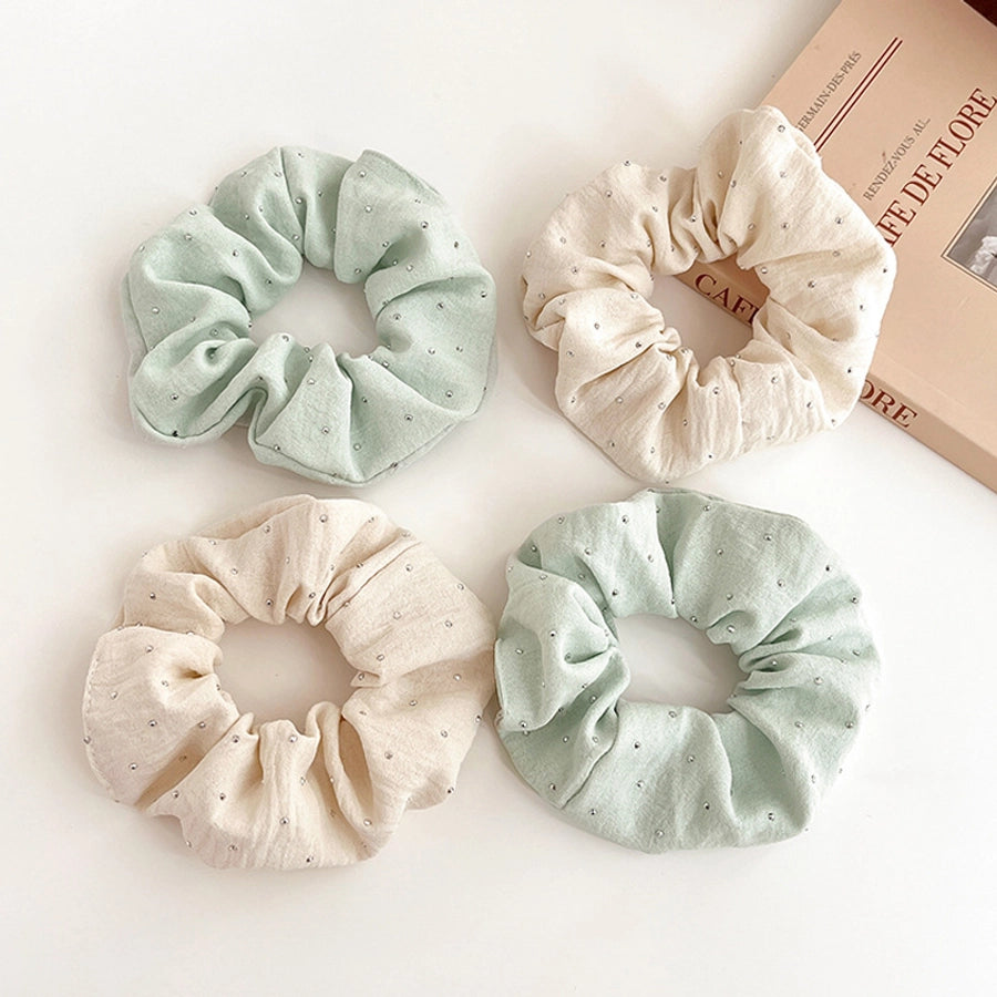 Women's Simple Style Classic Style Solid Color Pleated Hair Tie