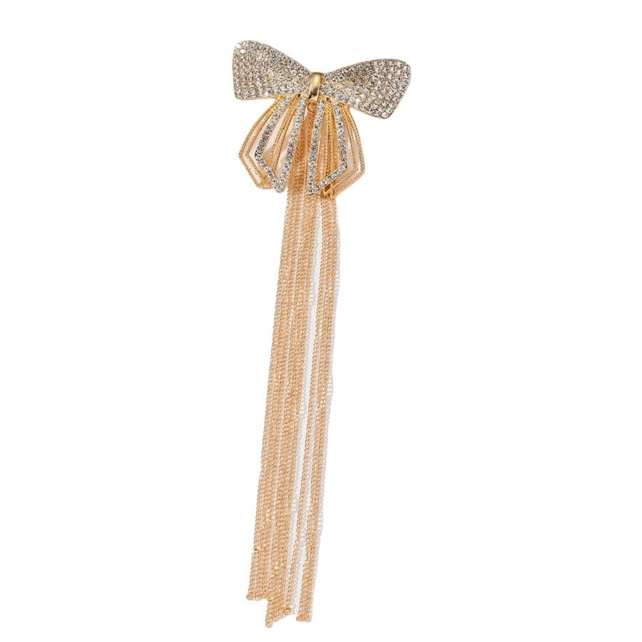 vintage style bow knot alloy plating hair clip