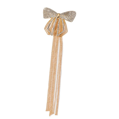 vintage style bow knot alloy plating hair clip