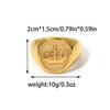 Jewelry Punk Roman Style Commute Geometric Crown 304 Stainless Steel Zircon 14K Gold Plated Plating Inlay Rings