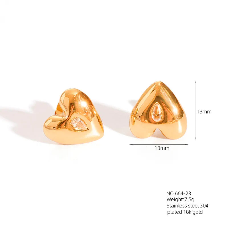 1 Pair Retro French Style Classic Style Geometric Flower 304 Stainless Steel Artificial Pearls 18K Gold Plated Imitation Gold  Ear Studs