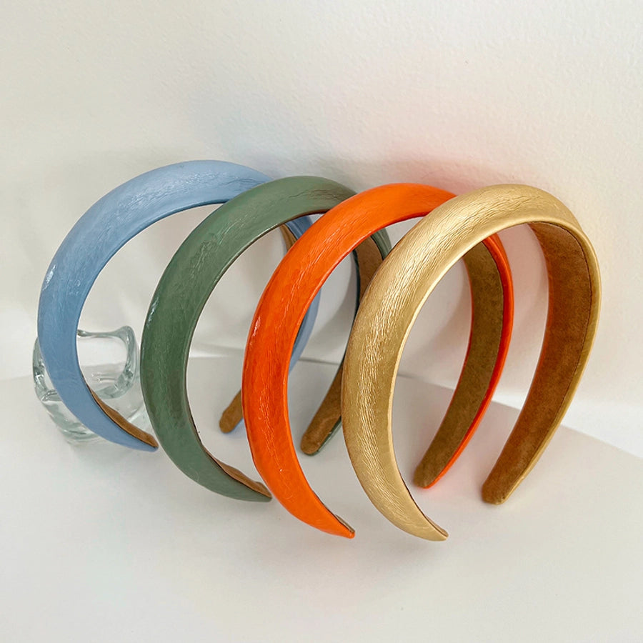 simple style color block cloth handmade hair band