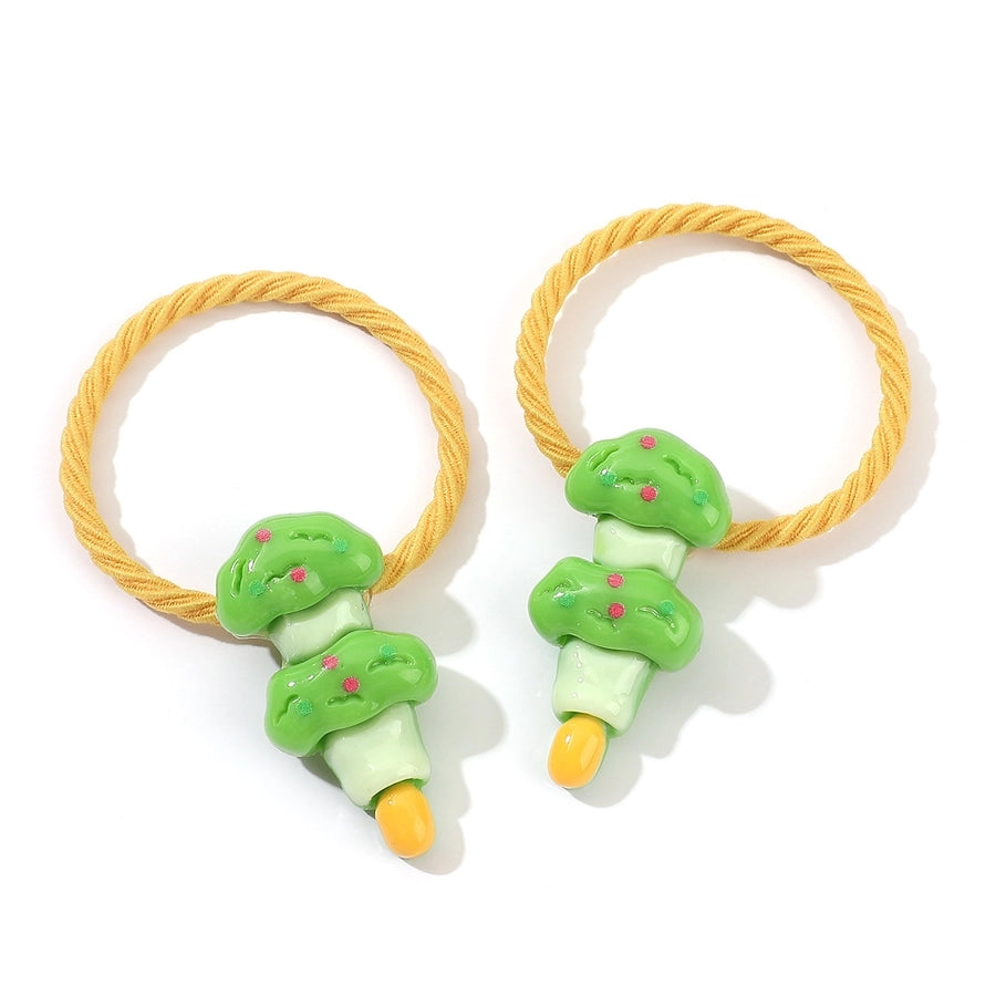 Kid'S Cute Vegetable Resin Hair Tie