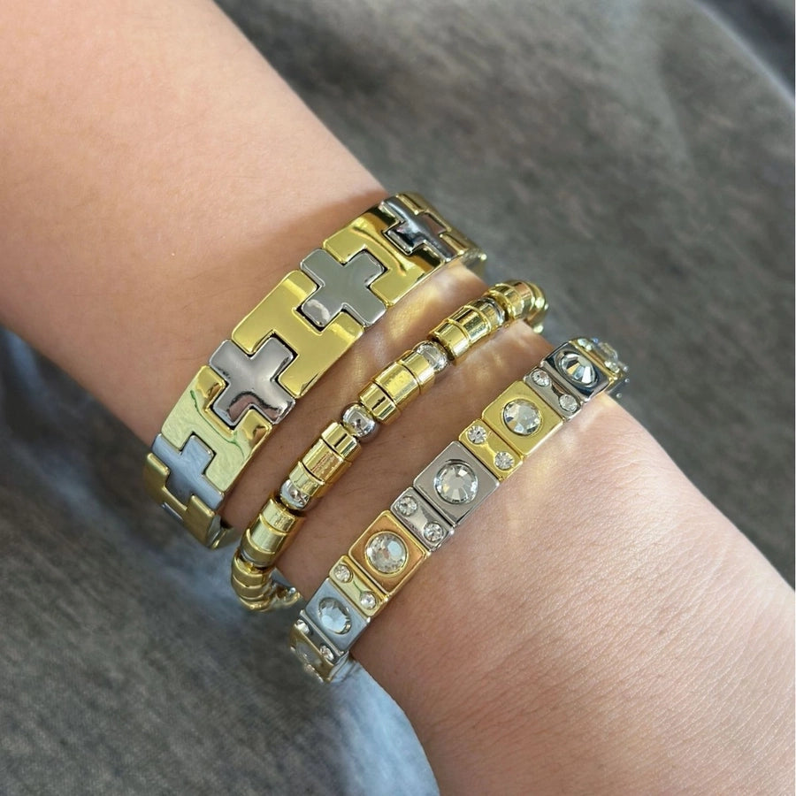 Copper Plating Geometric Bracelets