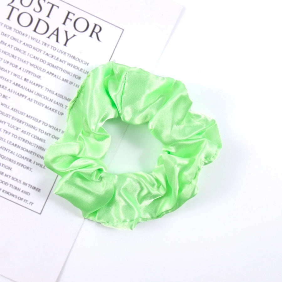 simple style solid color cloth hair tie