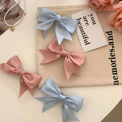 Knock Sweet Bow Hair Clip New Internet Celebrant Broken Hair Clip Bangs Clip Side Clip Cute Small Clip Headwear