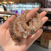 Women's Elegant Geometric Rhinestone Hair Tie