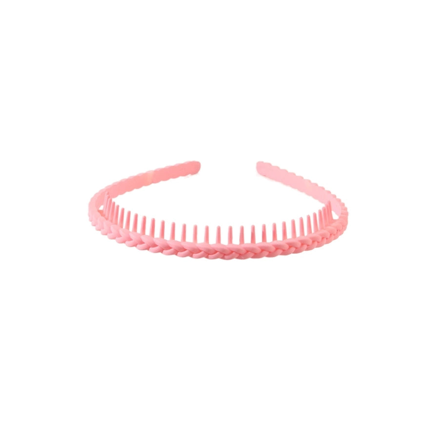 Women's Simple Style Solid Color Plastic Stoving Varnish Hair Band